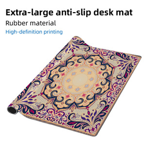 Tapete para Mesa de Mahjong Antideslizante y Silencioso, Base de Goma <span class=keywords><strong>con</strong></span> Bordes Reforzados, Lavable, Resistente a las Arrugas, Estilo Americano, para Juego de Múltiples Jugadores - Product Image 4