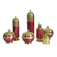 Ensemble de flacons et pots cosmétiques en acrylique de haute qualité de la marque DEPRAG, best-seller au Koweït, avec bouchon à vis pour crème de soin de la peau