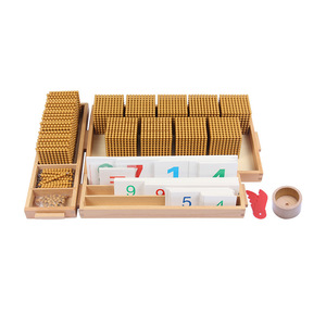 Đồ Chơi Gỗ Montessori Bộ Trò Chơi Ngân Hàng Cơ Sở Thập Phân Bộ Tài Liệu Giáo Dục Montessori Đồ Chơi Giáo Dục Toán Học Hỗ Trợ Giảng Dạy - Product Image 4
