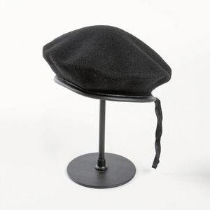 Custom Embroidery Badge Berets Solid Color <b>Plain</b> Green Beret Hat <b>Cap</b> for Men Women - Product Image 4