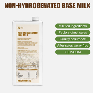 Leche Base Profesional Sin Hidrogenación de 1L, 0 Grasas Trans, para Té <span class=keywords><strong>Boba</strong></span>, Cafeterías, Crema Láctea al por Mayor, Ingrediente para Bebidas - Product Image 1
