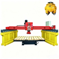 Polisseuse automatique à tête unique pour pierres, avec changeur d'outils automatique, pour le polissage de surfaces miroir sur dalles de granit, marbre et quartz