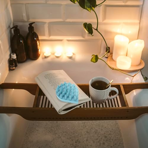Cepillo de Pelo con Forma de Concha OEM y ODM, 77*73*33mm, Nuevo Diseño, Exfoliante de Silicona para el Cuero Cabelludo, Masajeador de Cuero Cabelludo para Bebés, Cepillo para Champú - Product Image 2