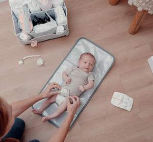 Échantillon gratuit de matelas à langer pour bébé, personnalisé, imperméable, portable, lavable, doux, pour bébés - Product Image 3