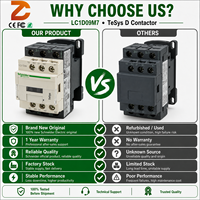 Kontaktor Magnetik Industri Schneider Electric LC1D09M7 TeSys D 3P 3NO 9A 220V AC Coil Motor Starter Sistem Konveyor
