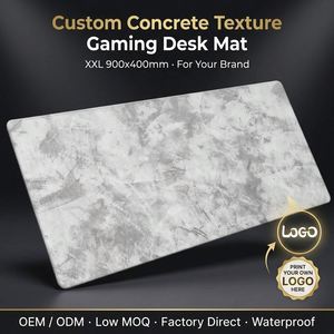 FX Custom Large Cement Gray Waterproof <b>Gaming</b> Mouse Pads Rubber Polyester Fabric Big Desk <b>Mat</b> Computer Mouspad Wholesale Bulk - Product Image 3