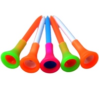 Tees de golf en plastique durables multicolores de 83 mm en stock – Fournisseur en gros d'accessoires de golf de qualité