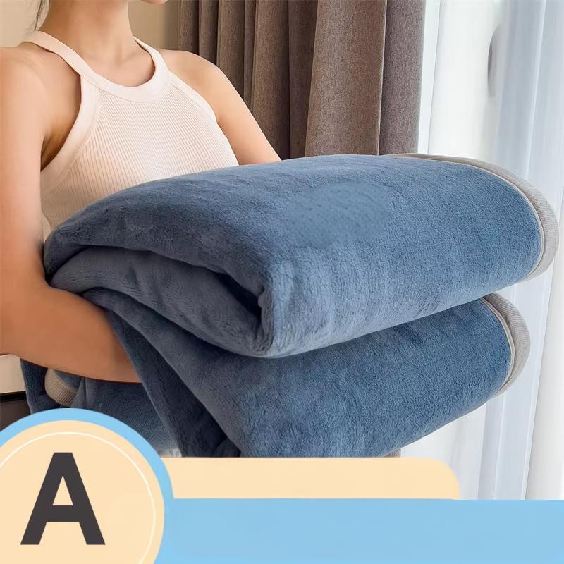 Sapphire blue-class a milk velvet blanket