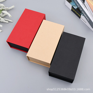 Boîte d'emballage personnalisée pour bijoux et bonbons, boîte cadeau avec couvercle ciel et terre, boîte cadeau rectangulaire pour cosmétiques, emballage alimentaire - Product Image 2