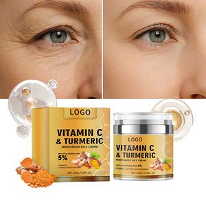 Crema Viso alla Curcuma, Collagene e Niacinamide, Rimuove Rughe Sottili e Macchie Scure, Rassoda e Schiarisce, Idrata, Illumina e Ripara la Pelle - Product Image 1