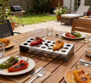 Accesorios de Cocina para <span class=keywords><strong>Barbacoa</strong></span>: Rejilla para Asar Chiles, para Jardín y Cocina - Product Image 1