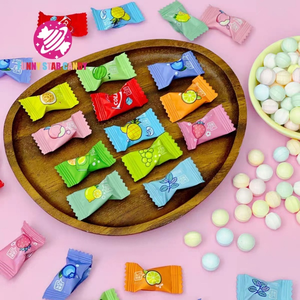 砂糖入りビタミンCキャンディーOEMボックス包装甘いフルーティーフレッシュブレスフローラルフレーバークールミントキャンディー - Product Image 2