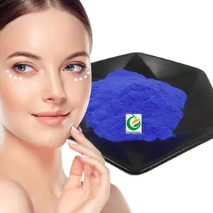 Ingredientes cosméticos azul de cobre peptídeos em pó ghk-cu ghk cu peptídeo de cobre