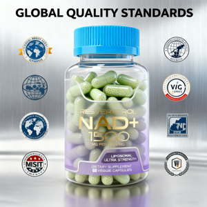 NAD suplemen Liposomal NAD + Plus power Booster 60 Kapsul Anti Oksidan kesehatan herbal suplemen Superfood - Product Image 2