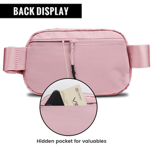 Riñonera Ligera de Moda, Bolsa de Cintura de Nailon con Cierre de Cremallera para Mujeres y Hombres - Product Image 4