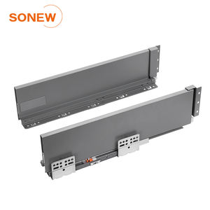 Sistema de Gavetas Deslizantes de Parede Dupla SONEW para Cozinha Moderna com Trilhos de 167mm e Fechamento Suave - Product Image 2