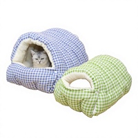 Lit pour chien et chat en coton PP, best-seller, chaud, doublé de polaire, amovible, lavable, protecteur, doux, pour une utilisation en intérieur