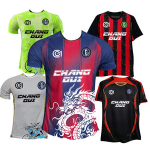 جودة تايلاندية كرة القدم الأوروبي الرجعية ارتداء مريحة وقابلة للتنفس Camiseta De Futbol - Product Image 1