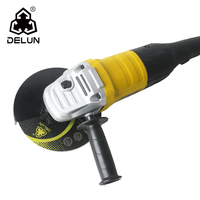 Meuleuse d'angle électrique DELUN 710W 115V 4,5 pouces 115 mm, outil électrique pour la découpe et le meulage du métal