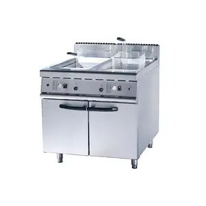Commercial Restaurant Continuous Frying Machine/Gas Fish Fryer/French Fries Fryer