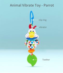 Sonajero y Mordedor de Peluche <span class=keywords><strong>para</strong></span> Bebés, Juguete de Animales de Peluche <span class=keywords><strong>para</strong></span> Colgar en la Cuna, Sonajeros <span class=keywords><strong>para</strong></span> Bebés Más Vendidos, Producto de Sonajeros <span class=keywords><strong>para</strong></span> Bebés Coloridos - Product Image 5