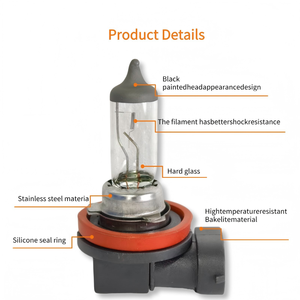 Lâu dài đèn năng lượng-hiệu quả chiếu sáng bền Đèn pha H11 12V 55 Wát rõ ràng cứng Glass <span class=keywords><strong>Halogen</strong></span> bóng đèn - Product Image 3