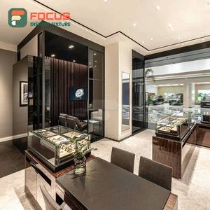 Vitrine en verre de haute qualité, comptoir à bijoux en bois, éclairage LED, luxe moderne, vitrine à bijoux en verre - Product Image 5