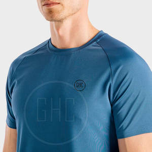 Camiseta ligera de gimnasio de algodón 100%, nueva moda de secado rápido para hombres para uso al aire libre, diseño personalizado, tu propia camiseta de gimnasio - Product Image 2