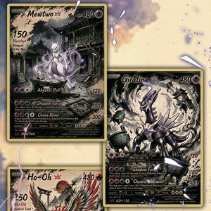 Coffret <span class=keywords><strong>de</strong></span> cartes à collectionner en métal sur le thème <span class=keywords><strong>de</strong></span> l'anime, édition limitée, cartes à échanger Pokémon en boîte, étui holographique en acrylique, <span class=keywords><strong>jeu</strong></span> <span class=keywords><strong>de</strong></span> table - Product Image 4