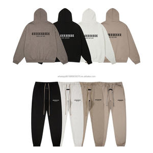 <span class=keywords><strong>Felpe</strong></span> con Cappuccio Oversize di Alta Qualità <span class=keywords><strong>per</strong></span> <span class=keywords><strong>Uomo</strong></span>, Tute Sportive Streetwear SS22, Felpa con Stampa Floccata Essentials <span class=keywords><strong>per</strong></span> <span class=keywords><strong>Uomo</strong></span> - Product Image 1