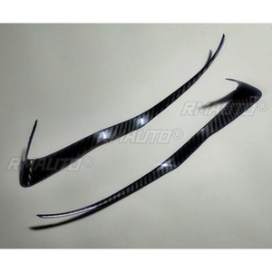 คาร์บอนลุค ไฟหน้ารถยนต์ คิ้วไฟหน้า ฝาครอบตกแต่ง สำหรับ Subaru XV 2012-2017 สติ๊กเกอร์ติดรถยนต์ ฝาครอบตกแต่งคิ้วไฟหน้า แต่งรถ - Product Image 5