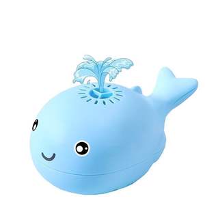 Jouets de bain pour tout-petits améliorés pour les enfants de 1 à 3 ans Jouet de bain dauphin lumineux avec arroseur - Product Image 5