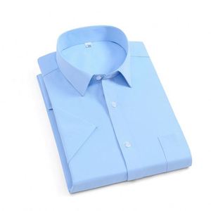 เสื้อเชิ้ตผู้ชายขายดีปี 2024 เสื้อเชิ้ตทำงานผ้าคอตตอนผสมโพลีเอสเตอร์ สั่งทำได้ พร้อมปักโลโก้ OEM เสื้อเชิ้ตแขนยาวสไตล์ธุรกิจสำหรับทุกเพศ - Product Image 5