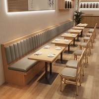 Banc moderne de loisirs, combinaison table/chaise pour salon de thé, café, restaurant - Tables et chaises en bois massif