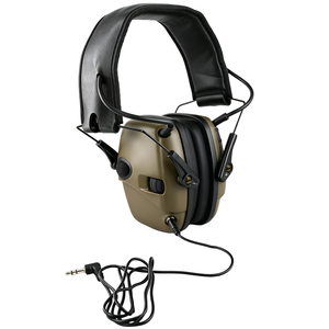 Écouteurs tactiques filaires robustes ETMY avec micro ENC 2 broches PTT pour radios bidirectionnelles Kenwood Motorola de sécurité - Product Image 1