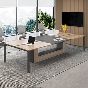 Meetco Mô Hình Mới Bàn Hội Nghị 8 Chỗ Ngồi Văn Phòng Họp Bàn Đào Tạo Bàn Nội Thất Văn Phòng Họp Bàn - Product Image 2