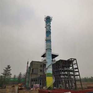 15m-50m Chiều cao ống thép cực chuyên nghiệp công nghiệp nhúng nóng mạ kẽm cao cột cực thép tự hỗ trợ tháp ống khói - Product Image 3