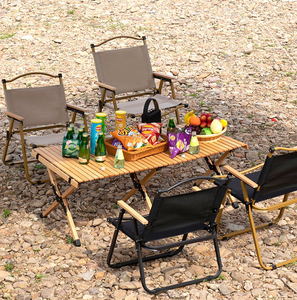 Chaise pliante en métal portable, design moderne, durable, légère, avec accoudoirs, personnalisable, pour le camping et la pêche en plein air - Product Image 5