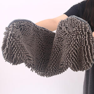 Toalla Secadora Absorbente Ecológica para Mascotas, Perros y Gatos, Guantes Absorbentes de Felpa, Toalla de Bolsillo para Limpieza y Baño de Mascotas - Product Image 4