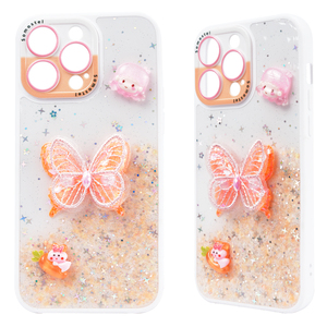 Ốp điện thoại 3D hình bướm hoạt hình dành cho nữ, có lớp bảo vệ chống rơi cho iPhone 14 15 - Product Image 2