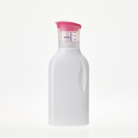 Bouteille distributrice graduée en PET de 800 ml, multicolore, vide, en plastique, pour détergent concentré et nettoyant