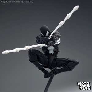 Nouvelle figurine MessToys Venom Spider-Man, figurine en plastique noir et rouge, modèle de statue d'action, jouets et cadeaux pour enfants - Product Image 3