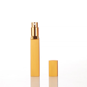 Botella de Perfume de Vidrio de Alta Calidad, Vacía, Recargable, de 12 ml, con Atomizador de Bomba - Product Image 1