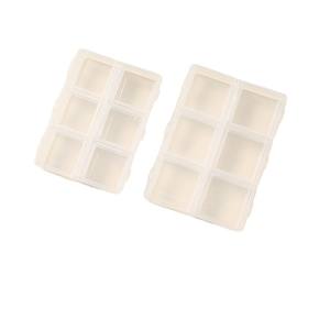 Scatola portaoggetti a 6 scomparti, grande e piccola, <span class=keywords><strong>trasparente</strong></span>, con strass, semplice, lunga, in plastica <span class=keywords><strong>trasparente</strong></span>, per la distribuzione di medicinali - Product Image 5