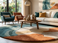 Hochwertige Moderne NZ-Wollteppiche für Wohnzimmer und Schlafzimmer, Umweltfreundlich, Wasserdicht, Fleckresistent, Haustierfreundlich