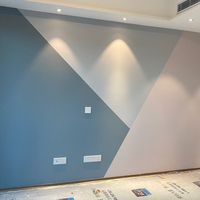 Peinture murale décorative à l'émulsion, design élégant, acrylique, pour maison, bureau, intérieur coloré, peinture à l'huile au latex