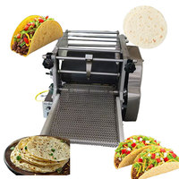 Machine à fabriquer des rotis en acier inoxydable, machine à presser la pâte à tortillas de maïs, machine à faire des bases de pizza, machine à faire des raviolis, machine à faire des crêpes de maïs