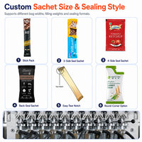 Machine de remplissage automatique multi-voies pour sachets de protéines en poudre pour l'alimentation