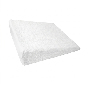 Wedge <b>Pillow</b> 12" Oblong Shape Memory Foam <b>Inflatable</b> Bed Wedge Sleeping GERD Snoring Relief Anti-Bacteria Customizable Knitted - Product Image 1