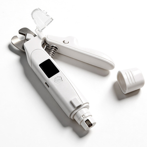 <span class=keywords><strong>Cortauñas</strong></span> 2 en 1 de Acero Inoxidable Portátil, Recargable, Silencioso, para Perros y Gatos, con Luz LED - Product Image 4